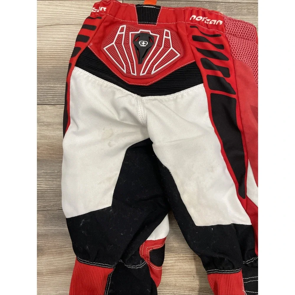 No Fear Motocross Riding Pants Mens 26 Black Red MX Dirt Bike ATV Gear